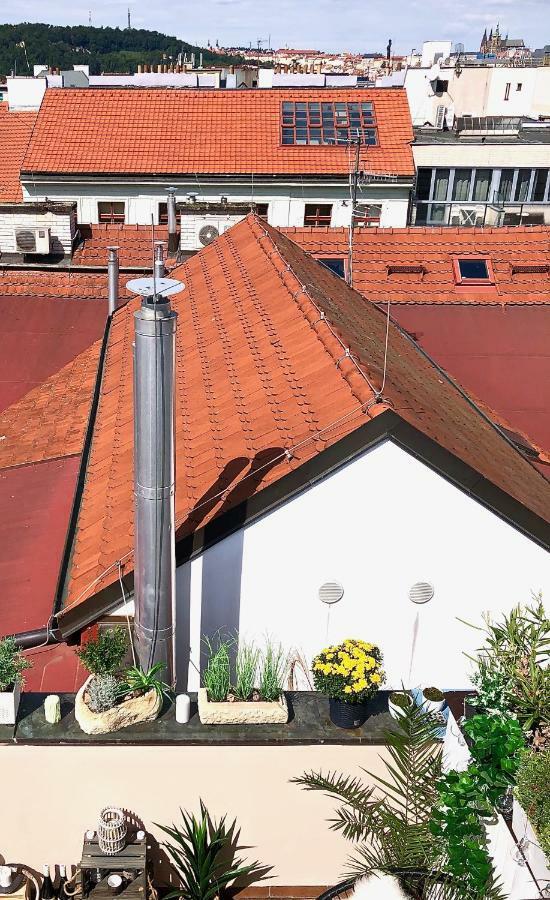 Duplex With Quite Terrace On Wenceslas Sq. Apartmán *